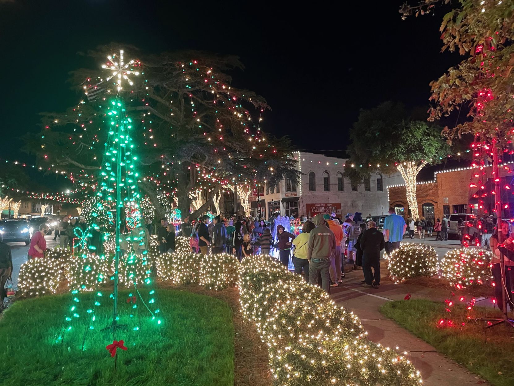 Forest City rings in Christmas with lighting ceremony